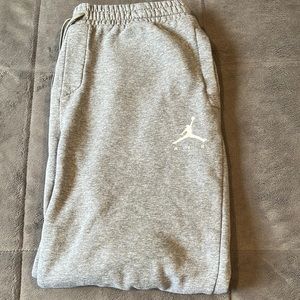 grey Jordan Sweatpants Size L